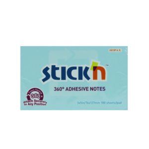 กระดาษโน้ต STICKN 3″x5″ 360* 21557 ฟ้า